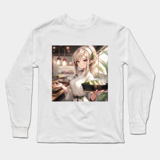 asian food elf chef Long Sleeve T-Shirt